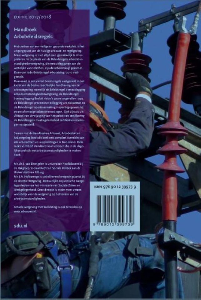 Handboek Arbobeleidsregels 2017-2018