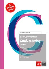 Sdu Commentaar Strafvordering - Editie 2017-2018