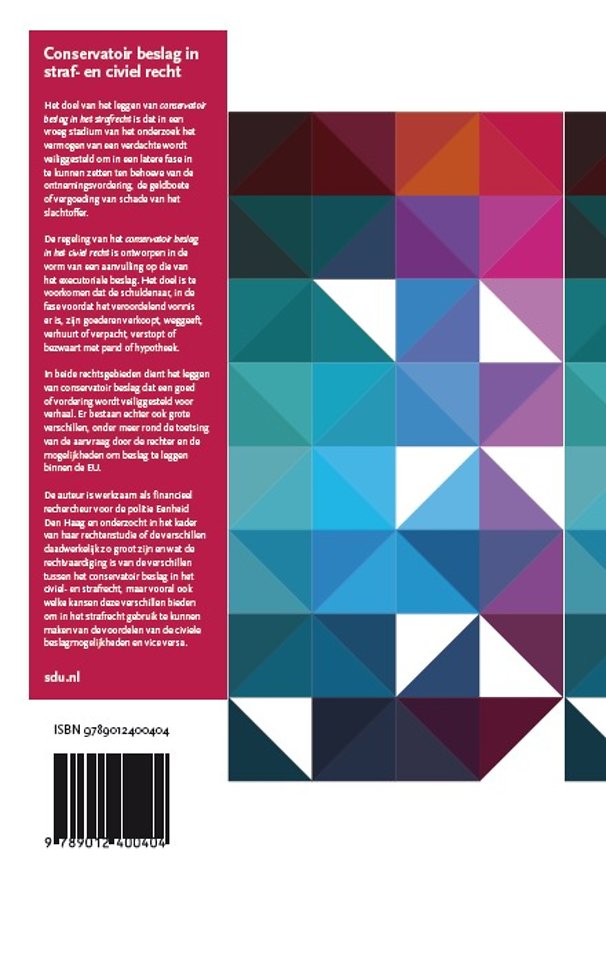 Conservatoir beslag in straf- en civiel recht