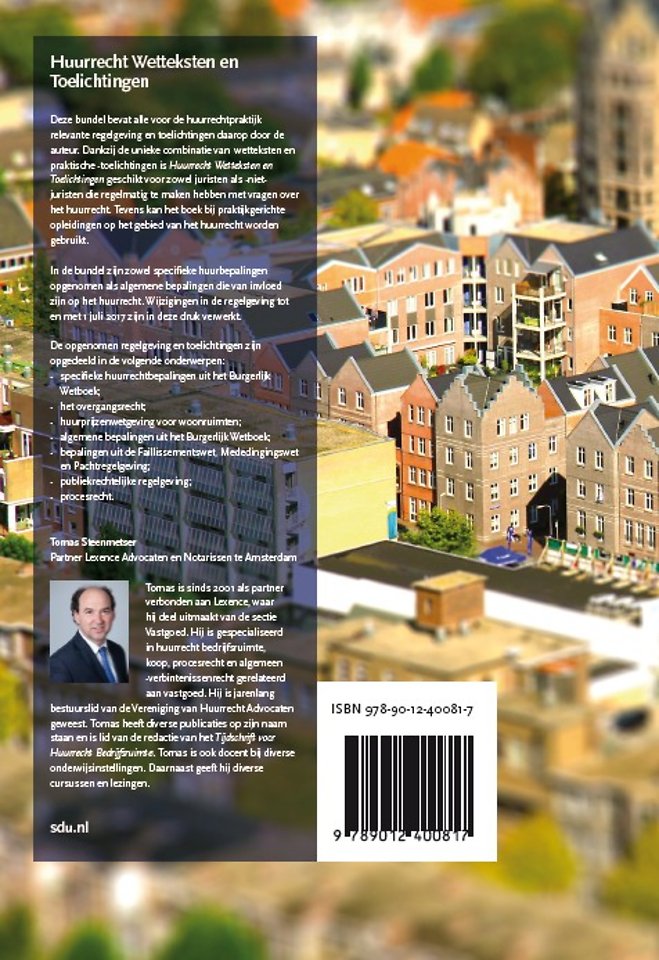 Huurrecht Wetteksten en Toelichtingen 2017-2018