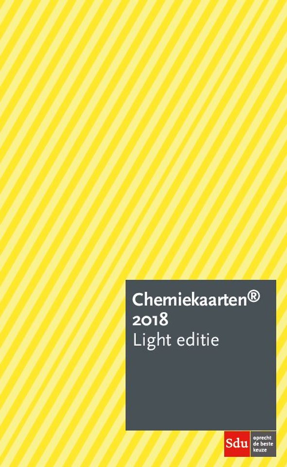 Chemiekaarten 2018 - Light Editie