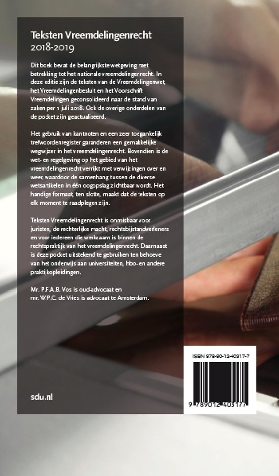 Teksten Vreemdelingenrecht - Editie 2018-2019