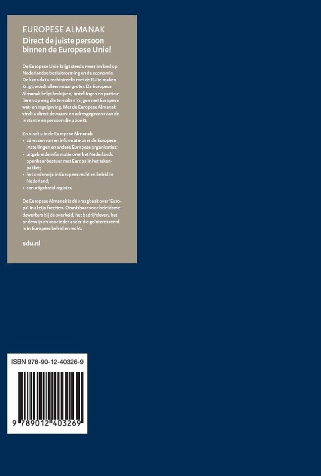 Europese Almanak - Editie 2019