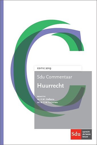 Sdu Commentaar Huurrecht - Editie 2019