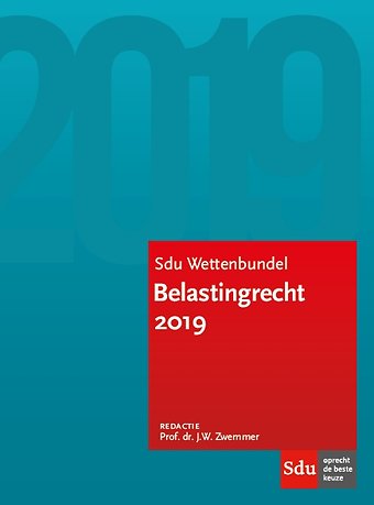 Sdu Wettenbundel Belastingrecht 2019