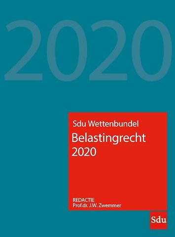 Sdu Wettenbundel Belastingrecht Door J.W. Zwemmer - Managementboek.nl