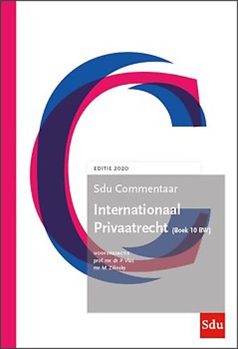 Sdu Commentaar Internationaal Privaatrecht (Boek 10 BW) - Editie 2020