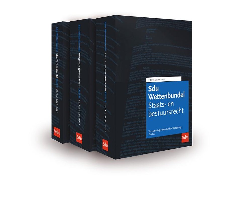 Sdu Wettenbundel 2020-2021 (vh Blauwe VNW) Sdu Wettenbundel 2020-2021 (vh Blauwe VNW)