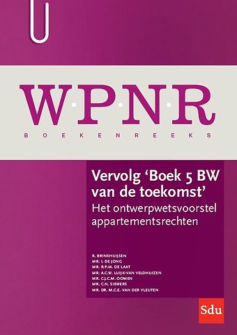 Vervolg 'Boek 5 BW van de toekomst'