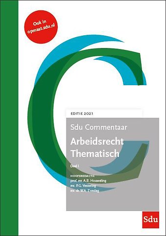 Sdu Commentaar Arbeidsrecht Thematisch - Editie 2021