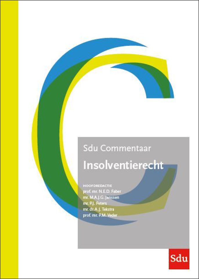 Sdu Commentaar Insolventierecht - Editie 2021 Sdu Commentaar Insolventierecht - Editie 2021