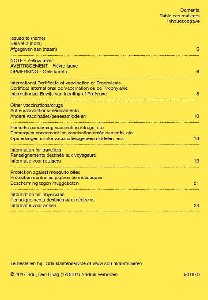 Nederlands Vaccinatieboek 10 ex