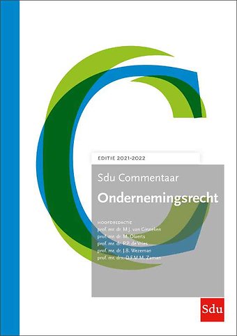 Sdu Commentaar Ondernemingsrecht. Editie 2021-2022