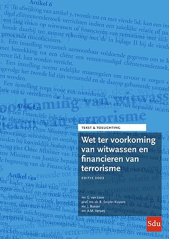 Wet ter voorkoming van witwassen en financieren van terrorisme. Editie 2022