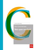 Sdu Commentaar Wet open overheid - Editie 2022-2023