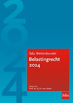 Sdu Wettenbundel Belastingrecht 2024