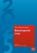 Sdu Wettenbundel Belastingrecht 2025