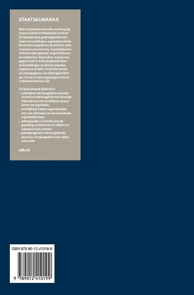 Staatsalmanak Koninkrijk der Nederlanden 2025