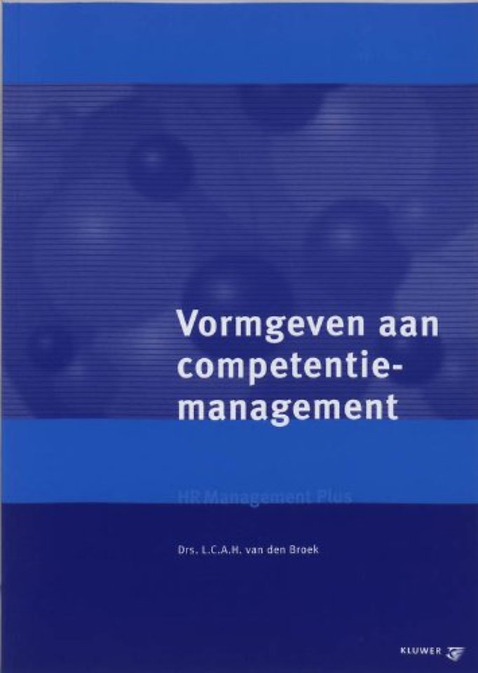 Vormgeven aan competentiemanagement