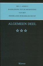 Asser Algemeen Deel ***