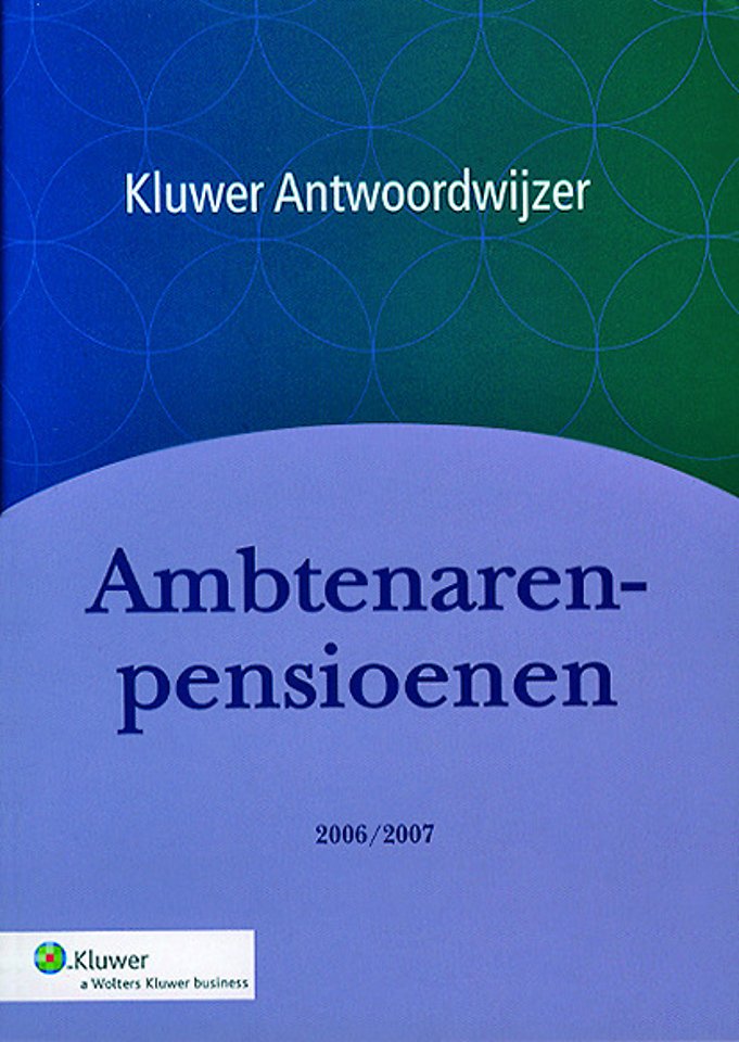 Ambtenarenpensioenen 2006/2007