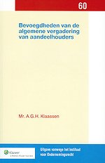 Bevoegdheden van de algemene vergadering van aandeelhouders
