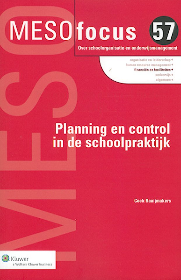 Planning en control in de schoolpraktijk
