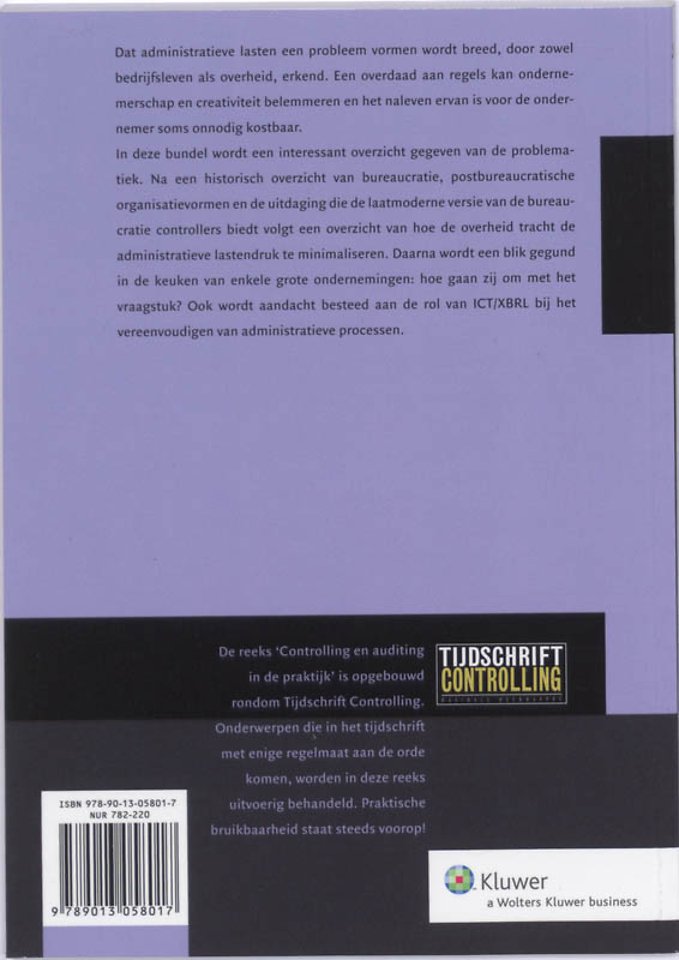 Controller en administratieve lasten (1e druk 2008)