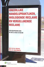 Oneerlijke handelspraktijken, misleidende reclame en vergelijkende reclame