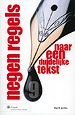 Negen regels naar een duidelijke tekst