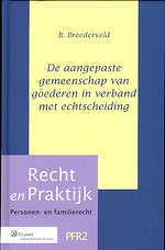 De aangepaste gemeenschap van goederen in verband met echtscheiding
