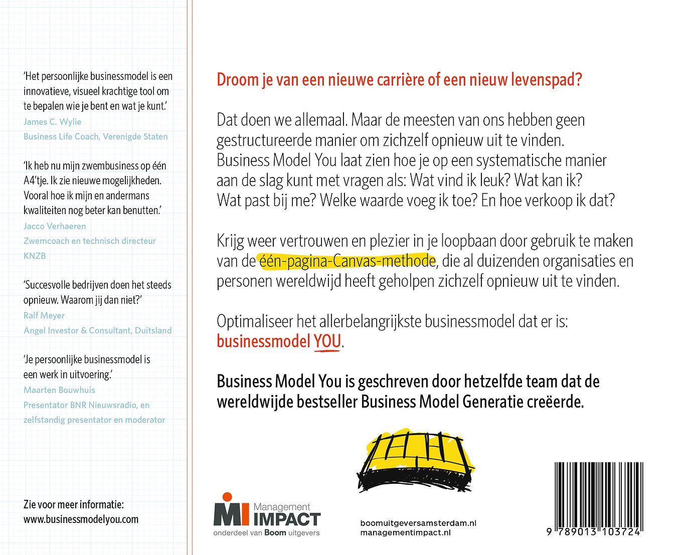 Business Model You (Nederlandstalig) door Tim Clark, Alexander