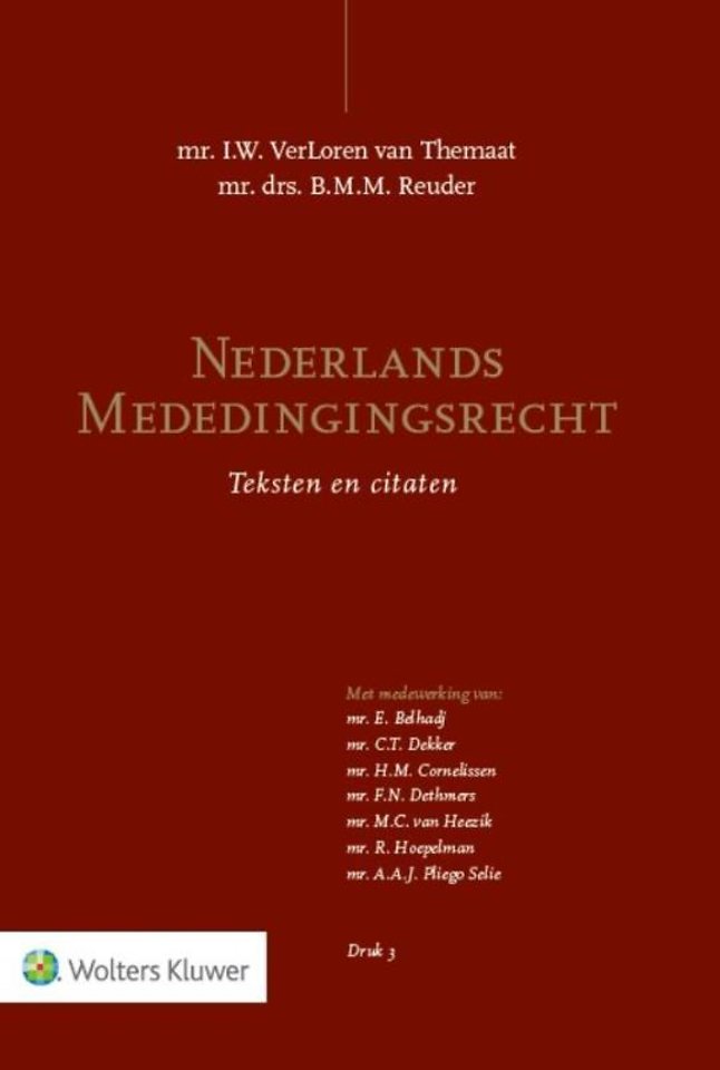 Nederlands Mededingingsrecht 2015-2016