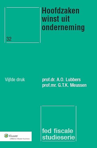 Hoofdzaken winst uit onderneming