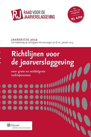 Richtlijnen voor de jaarverslaggeving (gebonden editie) 2014
