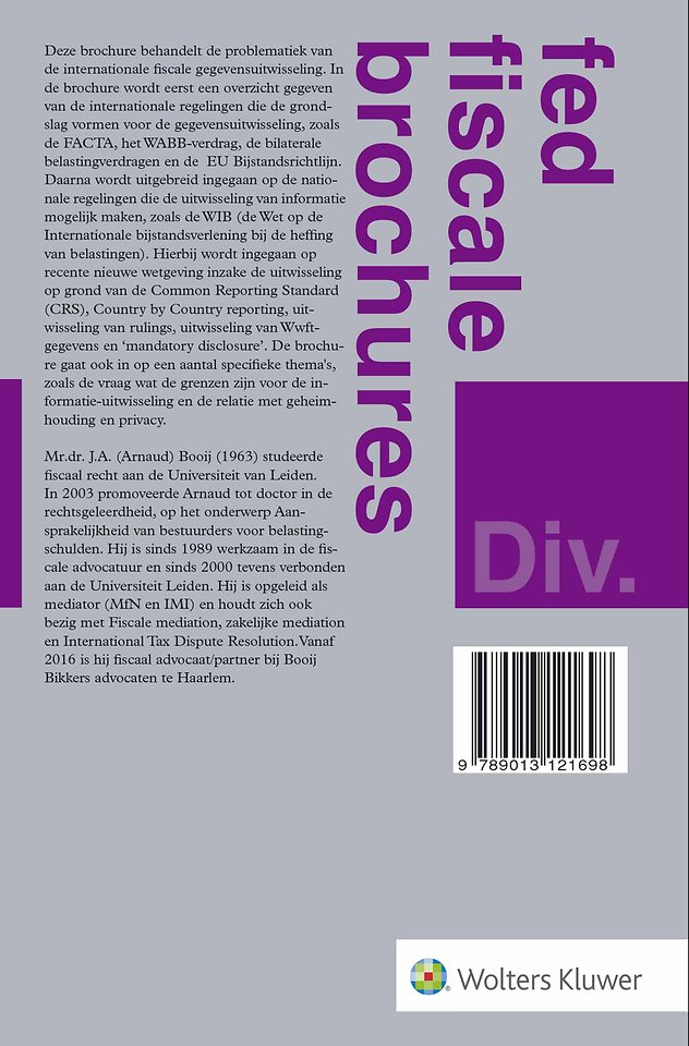 Internationale fiscale gegevensuitwisseling