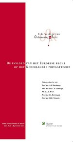 De invloed van het Europese recht op het Nederlands privaatrecht - deel II