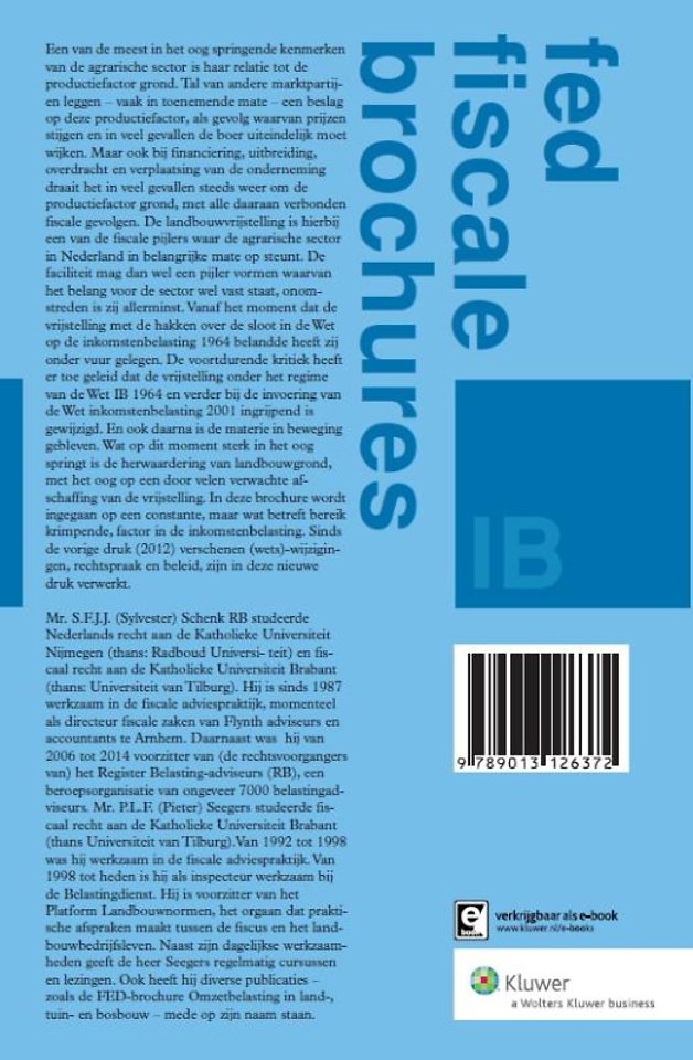 De landbouwvrijstelling