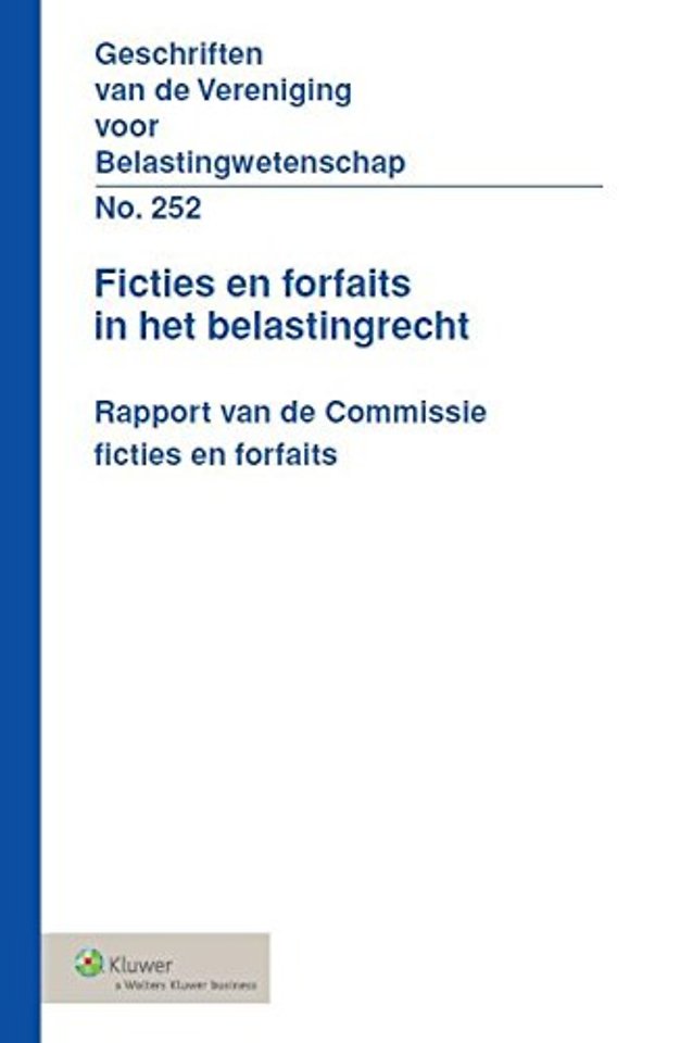 Ficties en forfaits in het belastingrecht
