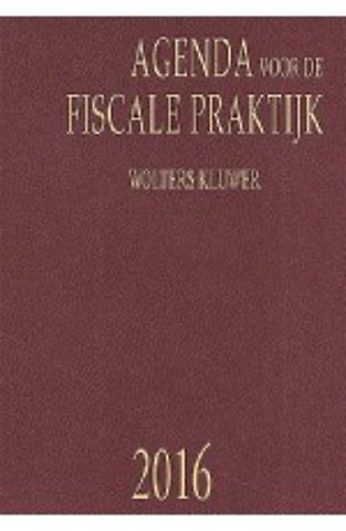 Agenda voor de fiscale praktijk 2016