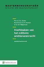 Hoofdzaken van het militaire ambtenarenrecht