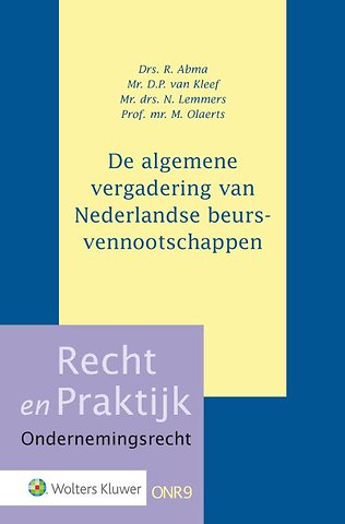 De algemene vergadering van aandeelhouders van beursvennootschappen