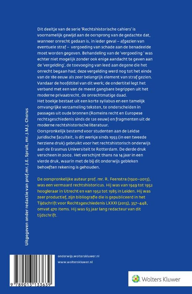 Vergelding en vergoeding