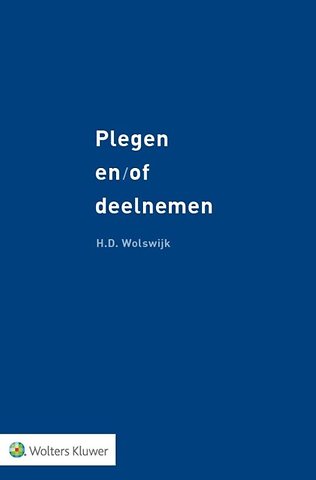 Plegen en/of deelnemen