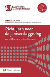 Richtlijnen voor de jaarverslaggeving 2016