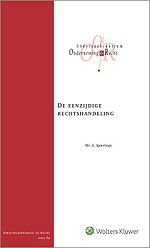 De eenzijdige rechtshandeling