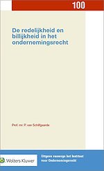 De redelijkheid en billijkheid in het ondernemingsrecht