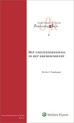 Het uniciteitsbeginsel in het goederenrecht