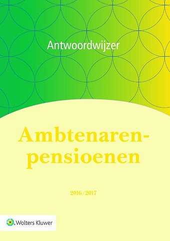 Antwoordwijzer Ambtenarenpensioenen 2016/2017