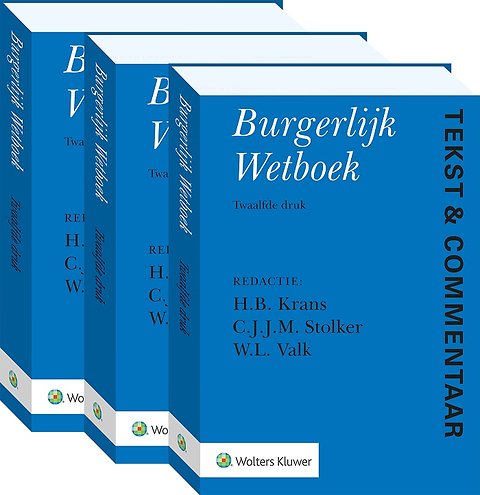 Tekst & Commentaar: Burgerlijk Wetboek Door Bart Krans, Carel Stolker ...